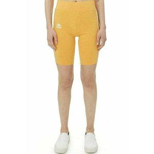 NWT Women's Kappa 222‎ Banda Utuado Bike Shorts - HONEY/BEIGE - Skin Fit-